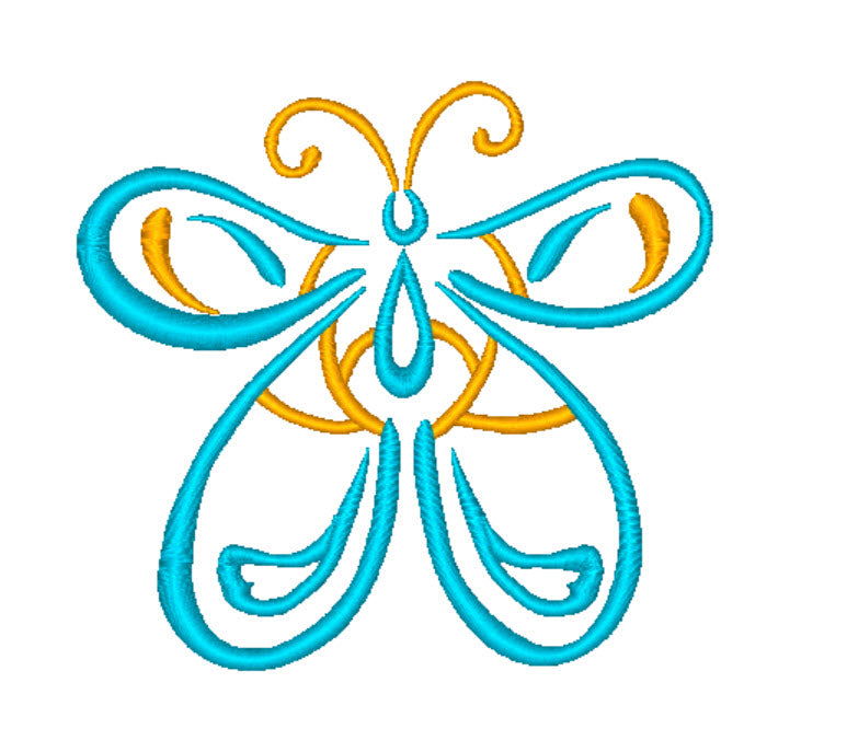 Satin Butterflies [4x4] 11641 Machine Embroidery Designs