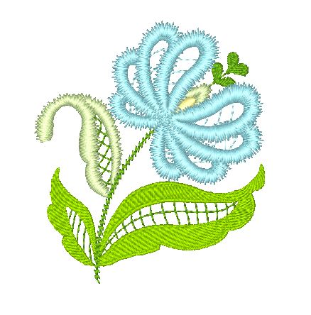 Jacobean Lace Flowers [4x4] 11336 Machine Embroidery Designs