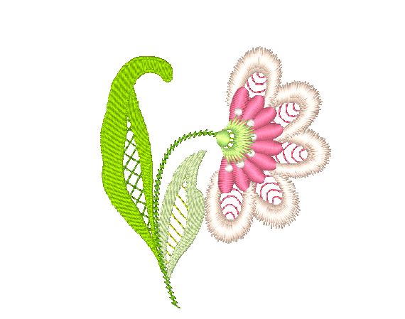 Jacobean Lace Flowers [4x4] 11336 Machine Embroidery Designs