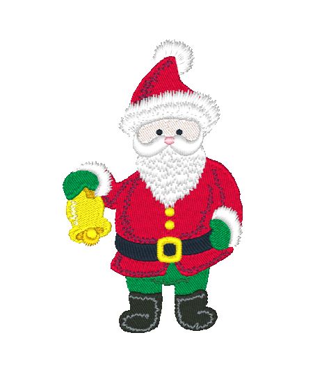 Borderless Santas Machine Embroidery Designs – hollysembroiderydesigns