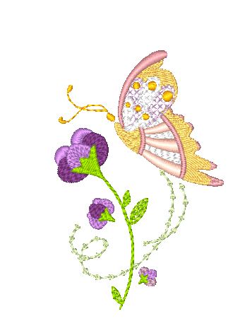 Butterfies [4x4] 11433 Machine Embroidery Designs