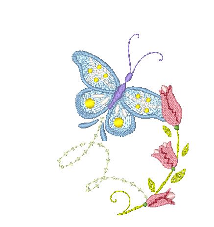 Butterfies [4x4] 11433 Machine Embroidery Designs