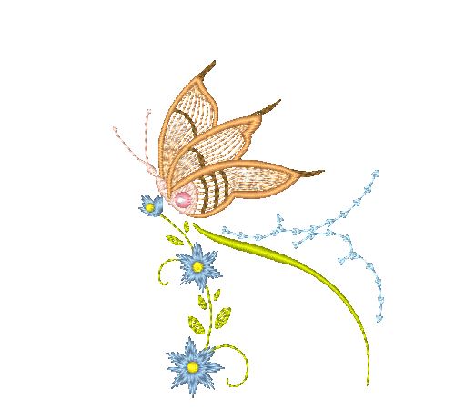 Butterfies [4x4] 11433 Machine Embroidery Designs