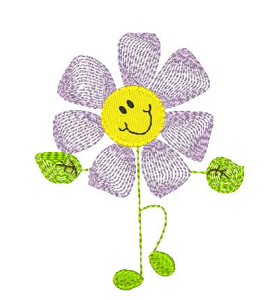 Sticky Flowers [4x4] 11197 Machine Embroidery Designs