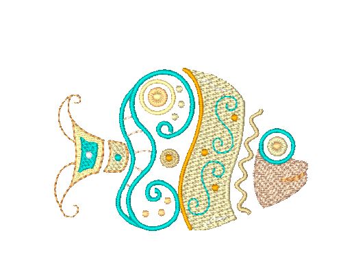 Native Fish  [4x4] 11286 Machine Embroidery Designs