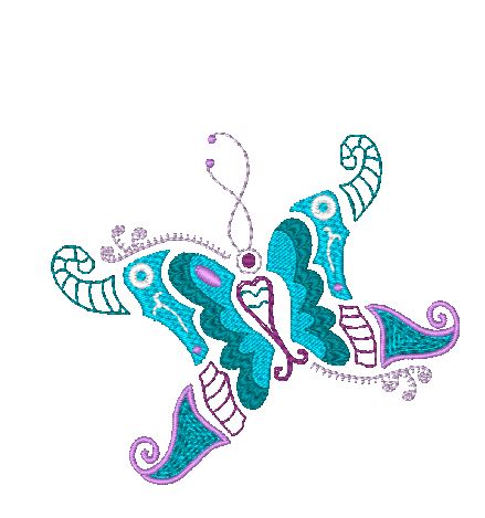 Native Butterflies [4x4] 11200 Machine Embroidery Designs