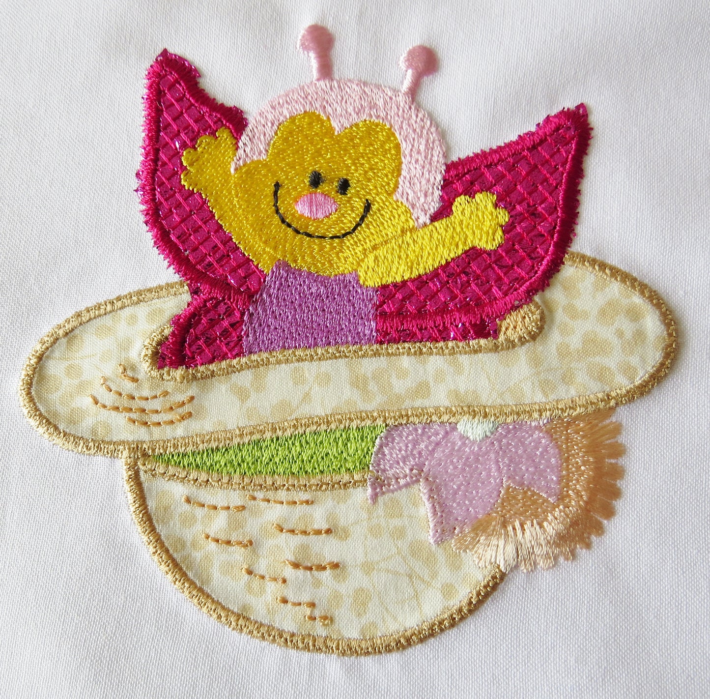 Hi There Butterflies Applique [4x4] 11091 Machine Embroidery Designs