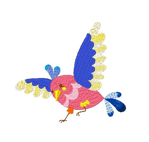 Exotic Birds [4x4] 11543 Machine Embroidery Designs
