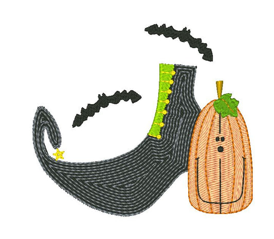 Witches Shoes [5x7] 11586 Machine Embroidery Designs