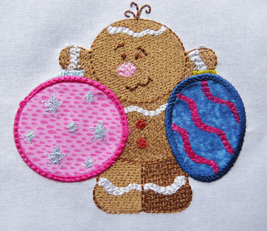 Ginger Ornaments [4x4 and 5x7] 11727  Machine Embroidery Designs