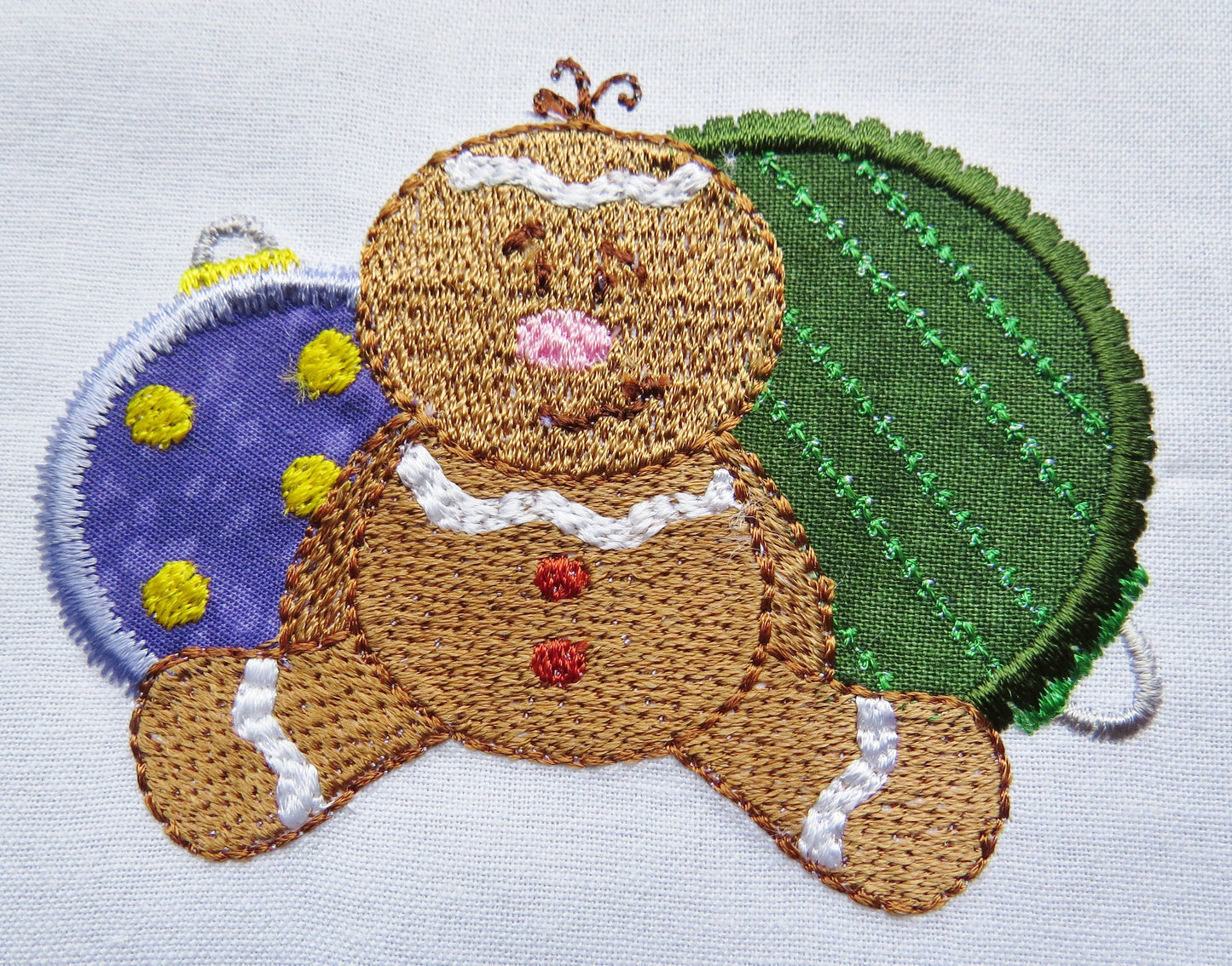 Ginger Ornaments [4x4 and 5x7] 11727  Machine Embroidery Designs
