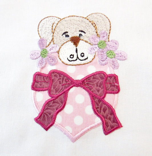 Applique Pocket Puppies  ATWS-10348