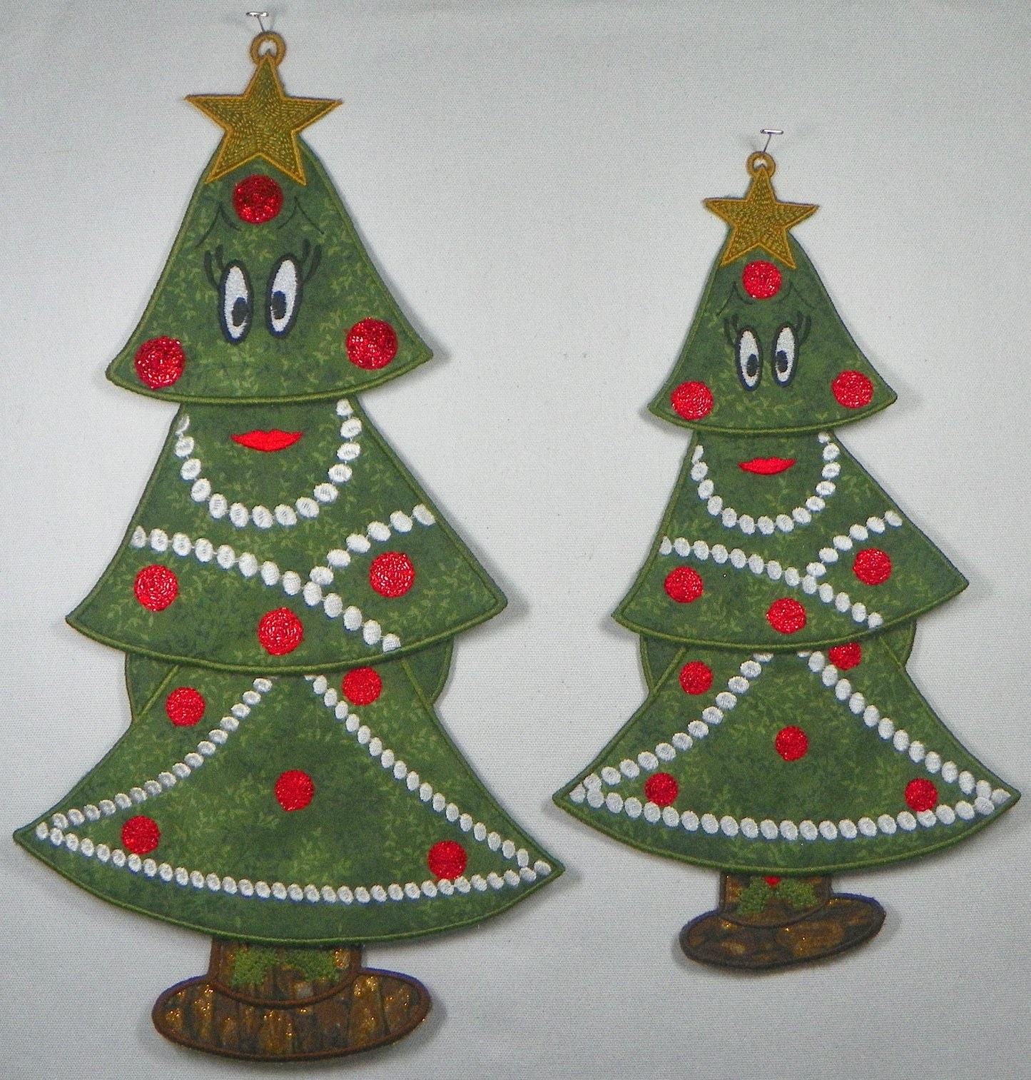 Freestanding Applique Christmas Tree Projects for  [5x7] or  [6x10] # 10418