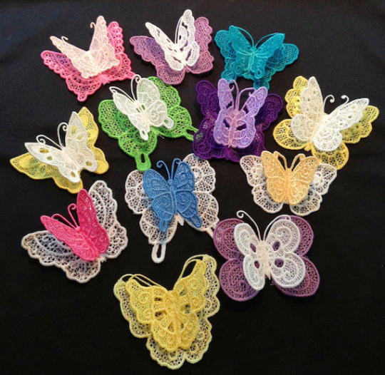 FSL 3D Butterflies [4"x4" Hoop] # 10243