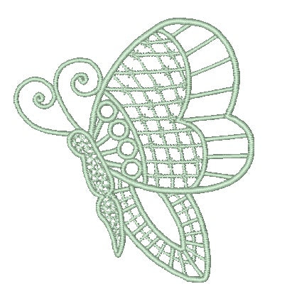 FSL Butterflies [4x4] 11439 Free Standing Lace Machine Embroidery Designs