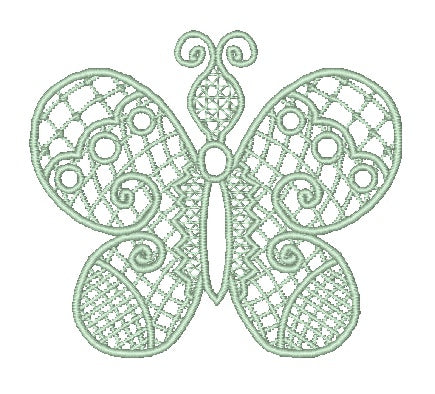 FSL Butterflies [4x4] 11439 Free Standing Lace Machine Embroidery Designs