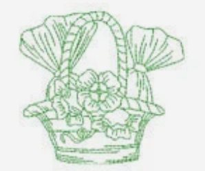 One Color Pastel Easter Baskets 11327 Machine Embroidery Designs