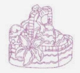 One Color Pastel Easter Baskets 11327 Machine Embroidery Designs