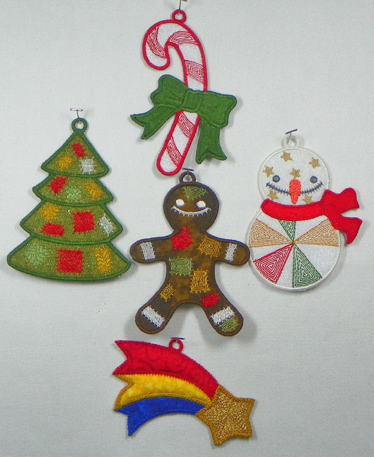 Whimsy Christmas Ornaments [4x4] # 10012