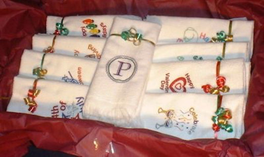 Holiday Gift Towel Set [4x4] # 10501