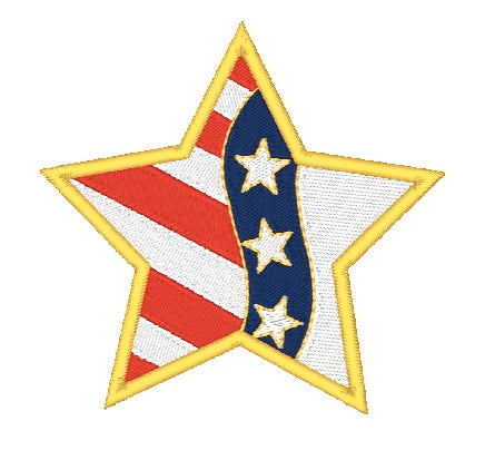 USA Hearts And Stars [4x4] #10975