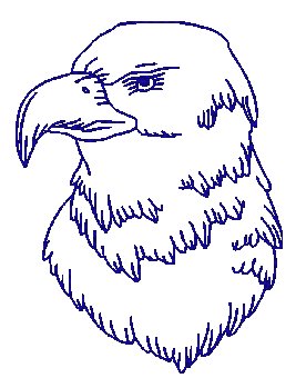 Redwork Eagles [4x4] 11019 Machine Embroidery Designs