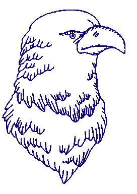 Redwork Eagles [4x4] 11019 Machine Embroidery Designs