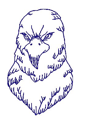 Redwork Eagles [4x4] 11019 Machine Embroidery Designs