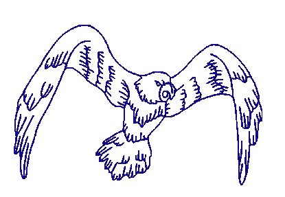 Redwork Eagles [4x4] 11019 Machine Embroidery Designs