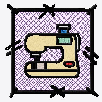 Sewing Blocks [4x4]  10907 Machine Embroidery Designs
