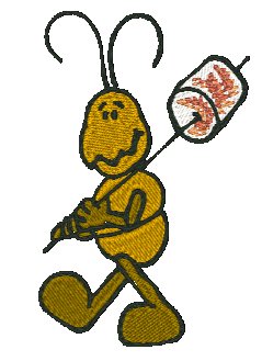Picnic ants [4x4] 11415  Machine Embroidery Designs