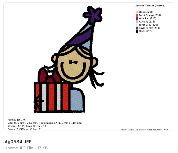 Stick Birthdays [4x4] ATWD-10389