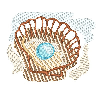 Abstract Seashells [4x4] 11162 Machine Embroidery Designs