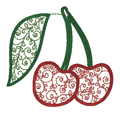 Fruit Lineart [4x4] 11159  Machine Embroidery Designs