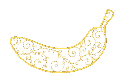 Fruit Lineart [4x4] 11159  Machine Embroidery Designs