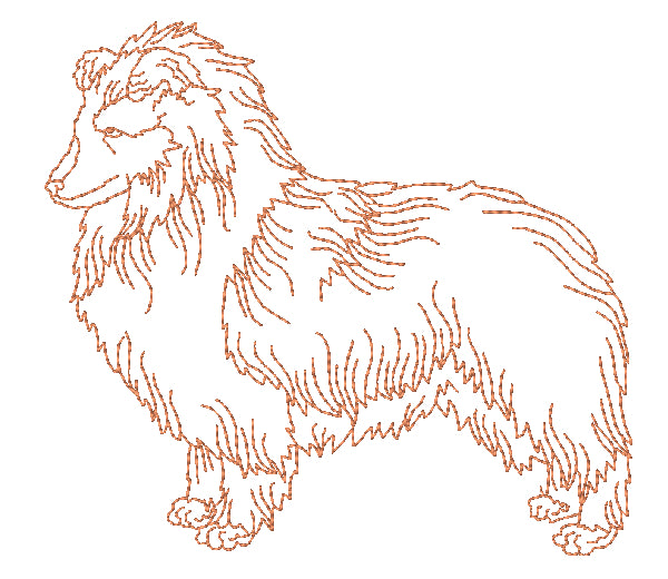 DOG BREED SERIES Shelties [ Mixed 4x4 & 5x7] 11118 Machine Embroidery Designs