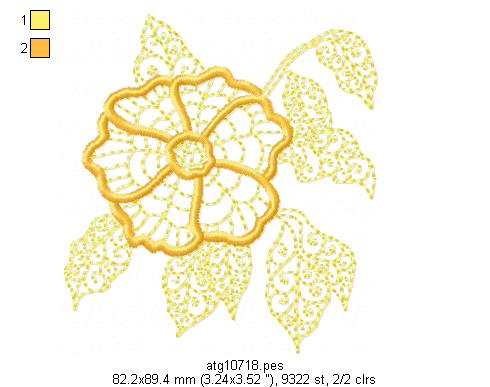 Delicate Florals [4x4] 11626 Machine Embroidery Designs