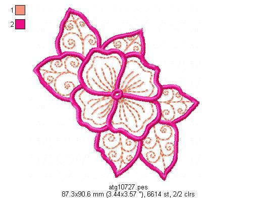 Delicate Florals [4x4] 11626 Machine Embroidery Designs