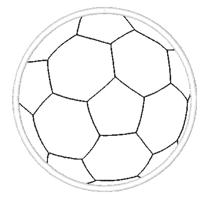 Applique Sport Balls[ 4x4] # 10571