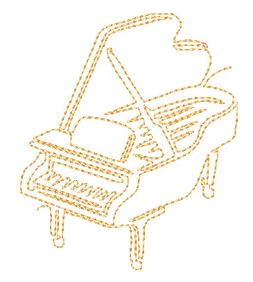Lineart Musical Instruments [4x4 & 5x7] 11424 Machine Embroidery Designs