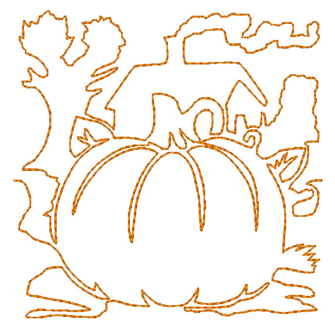 Continuous Line Thanksgiving [4x4] 10953 Machine Embroidery Designs