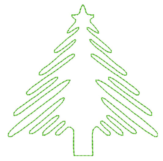 Christmas Tree Modular [4x4] 11737 Machine Embroidery Designs