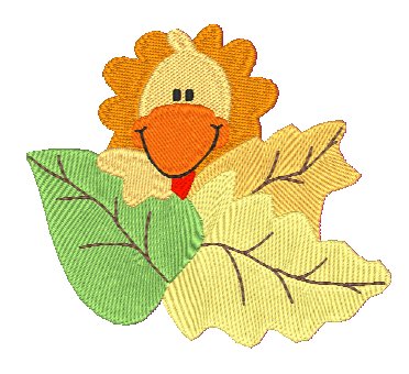 Fall Turkey Peekers [4x4] 10918  Machine Embroidery Designs