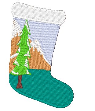 Christmas Stockings [4x4] 11732 Machine Embroidery Designs