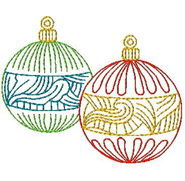 Christmas Multiline Art [4x4] 11728 Machine Embroidery Designs