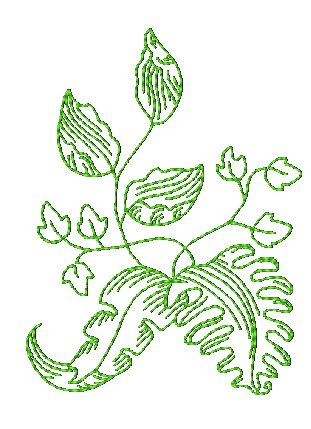 Lovely Leaves [4x4] 11231  Machine Embroidery Designs