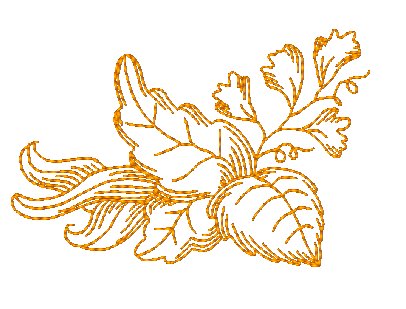 Lovely Leaves [4x4] 11231  Machine Embroidery Designs