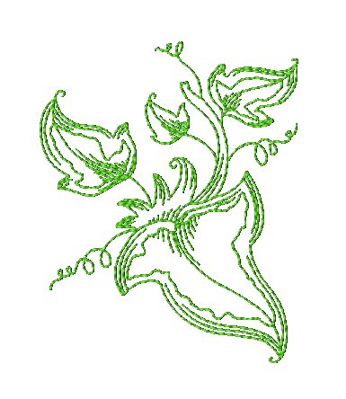 Lovely Leaves [4x4] 11231  Machine Embroidery Designs