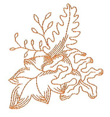 Lovely Leaves [4x4] 11231  Machine Embroidery Designs