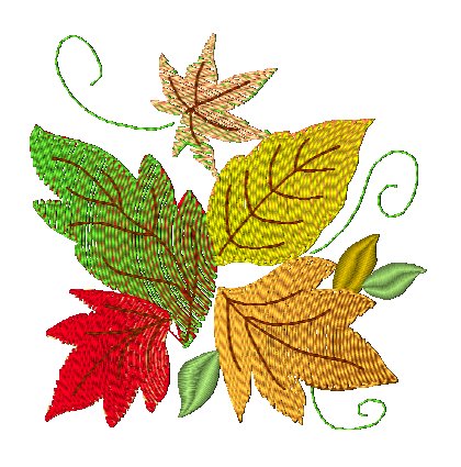 Autumn Leaves [4x4] 10908 Machine Embroidery Designs